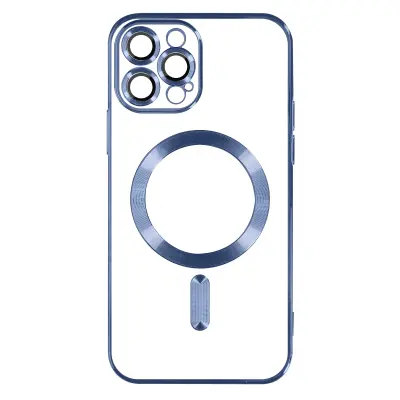 MagSafe maska za iPhone 13 Pro Max silikon zaštita kamere svijetloplava
