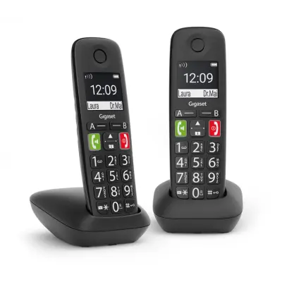Gigaset e290 Duo crni telefon