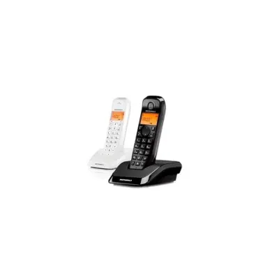 Motorola S1202 Duo crni i bijeli telefon