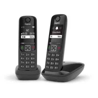 Gigaset AS690 telefon i bežični duo crna