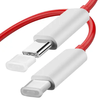 USB-C 6.5A OnePlus originalni kabel, Warp Charge 1m - crveni