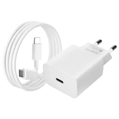 Originalni Google zidni punjač USB-C 18W + USB-C kabel Bijeli