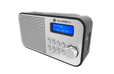 Gogen DAB+ DAB 300 radio, srebrni GOGDAB300N