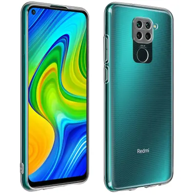 Maska za Xiaomi Redmi Note 9 meki silikon i kaljeno staklo 9H