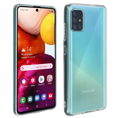 Navlaka Samsung Galaxy A51 Zaštita Silikon Otporan Ultra-tanka transparentna