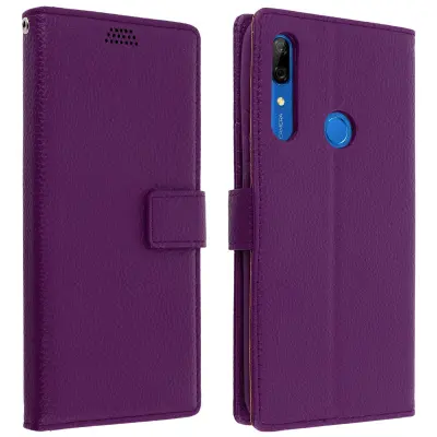 Futrola Huawei P Smart Z / Y9 Prime 2019 / Honor 9X držač kartica stalak ljubičasta