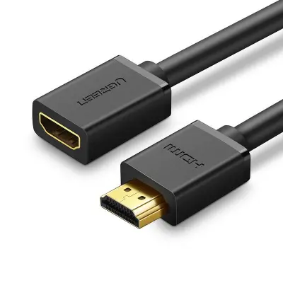 UGREEN HD107 kabel (HDMI muško na HDMI žensko), Full HD, 3D, 0,5 m (crni)