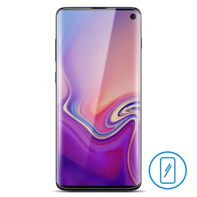 Zaštitna Folija Samsung Galaxy S10 Zaštita Ekrana Zakrivljena Latex Mekana Transparentna