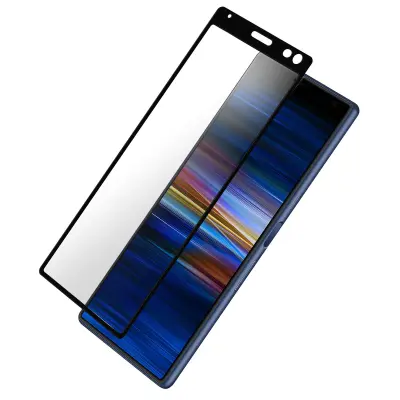 Zaštitna Folija Xperia 10 Ekrana Kaljeno Staklo 9H Rubovi Skošeni Transparentna