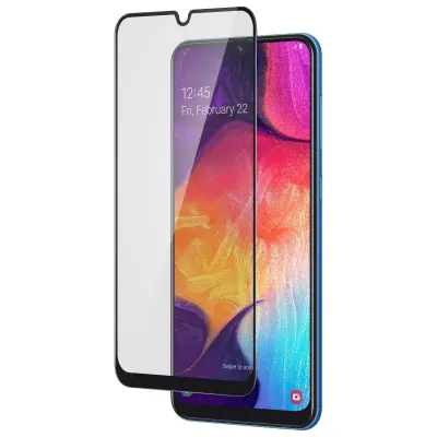 Zaštitna Folija Galaxy A50 Kaljeno Staklo Integralna Zaštita Ekrana Akashi - Crna
