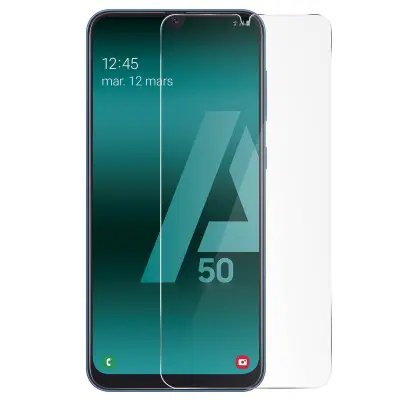 Zaštitna Folija Galaxy A50 Ekran Kaljeno Staklo 9H Skošena Muvit - Crna