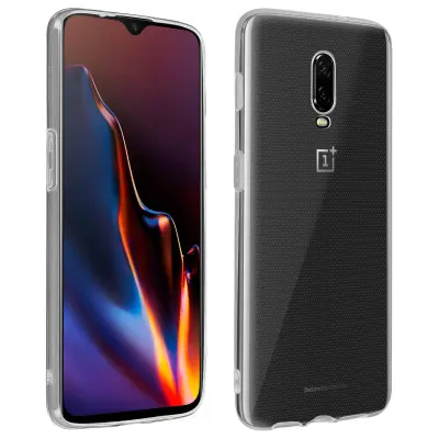 Stražnja maska + Kaljeno staklo za ekran OnePlus 6T - Prozirna