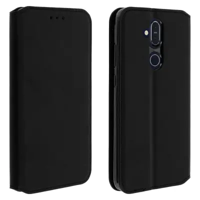 Futrola Nokia 8.1 Folio držač kartica funkcija stalka - crna