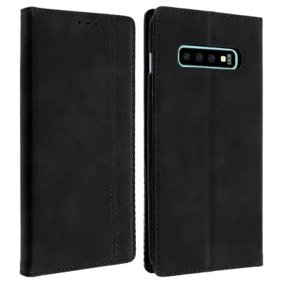 Torbica Samsung Galaxy S10 Folio torbica s držačem kartica i funkcijom podrške - crna