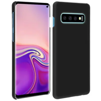 Navlaka Samsung Galaxy S10 Otporna na Udarce Kruta Soft Touch Otporna Crna Mat