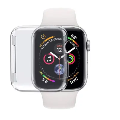 Maska Apple Watch 40mm Silikonska zaštita ekrana Protiv ogrebotina - Prozirna
