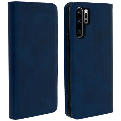 Futrola Huawei P30 Pro držač kartica stalak silikon tamnoplava