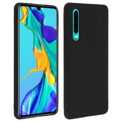 Maska Huawei P30 Meka Fleksibilna Mat Antišok - Crna