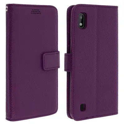 Samsung Galaxy A10 Folio torbica s pretincem za kartice i video postoljem, ljubičasta