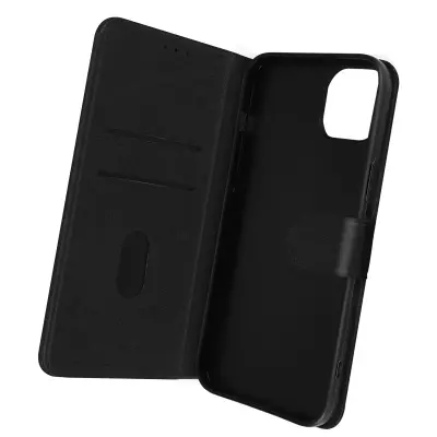 Futrola iPhone 14 preklop novčanik funkcija video stalka crna