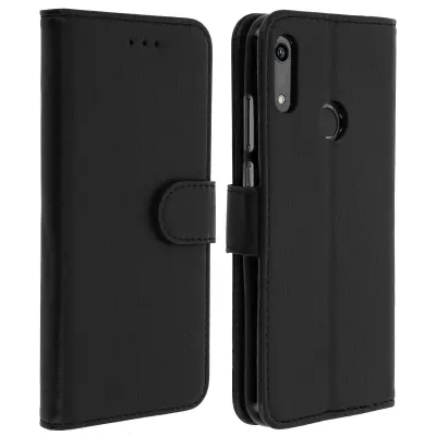 Futrola Honor 8A i Huawei Y6 2019 / Y6S novčanik stalak crna