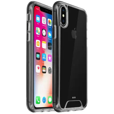 Maska Apple iPhone/XS Cristal dvo-materijalna - Prozirna