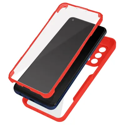 Potpuna maska za OPPO A94 5G, otporna na udarce, tvrda stražnja strana, silikonski rub