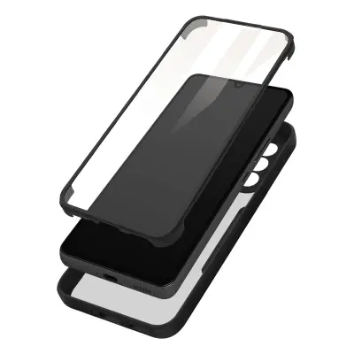 Potpuna maska Galaxy A33 5G Pleksiglas leđa i Polimer prednja Crni rub