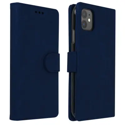 Torbica za Apple iPhone 11 integralna futrola držač kartica funkcija stalka tamnoplava