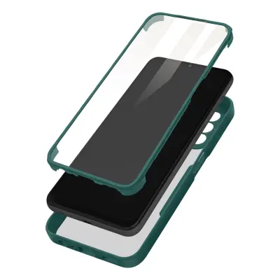 Potpuna maska Galaxy A13 4G Pleksiglas leđa i Polimer prednja Zeleni rub