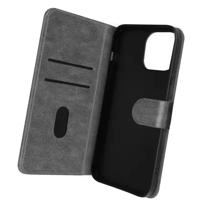 Futrola iPhone 14 Pro Max preklop novčanik funkcija video stalka siva