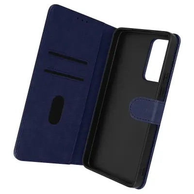Futrola za Xiaomi 12 Lite, preklopna, novčanik, funkcija video stalka, ponoćno plava