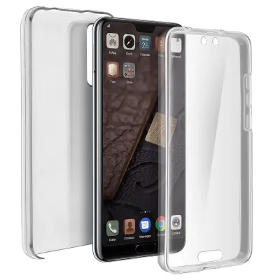 Maska Huawei P20 Pro Silikon + Polikarbonatna leđa - Prozirna