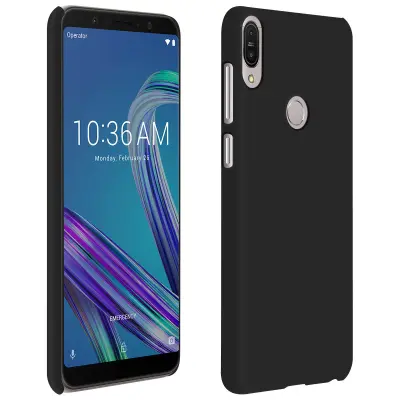 Maska za Zenfone Max Pro M1 polikarbonatna zaštita Soft Touch protiv otisaka - crna