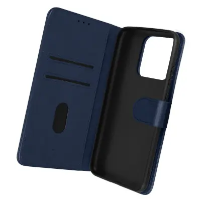 Redmi 10A preklopna torbica s novčanikom i funkcijom video postolja, ponoćno plava
