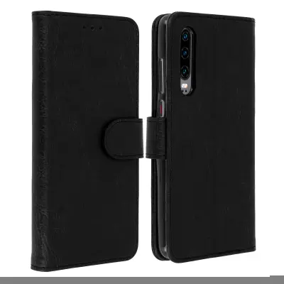Futrola Huawei P30 novčanik stalak - crna