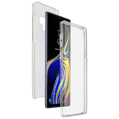 Maska Galaxy Note 9 Silikon + Polikarbonatna leđa - Prozirna