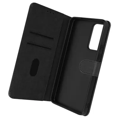 Futrola za Xiaomi 12 Lite, preklopna, novčanik, funkcija video stalka, crna