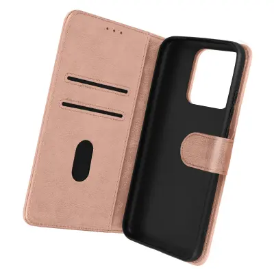 Maska Xiaomi Redmi 10A Preklopna torbica s funkcijom video stalka ružičasta