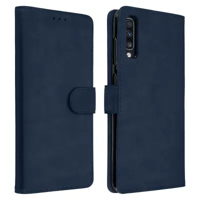 Torbica Samsung Galaxy A70 Novčanik s podrškom za stalak, tamnoplava