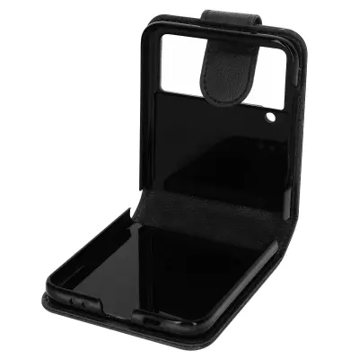 Maska za Samsung Z Flip 4 preklopna s magnetskim zatvaračem crna
