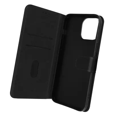 Futrola iPhone 14 Pro preklop novčanik funkcija video stalka crna
