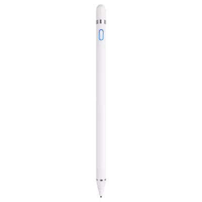 Olovka za Smartphone/Tablet/PC s Taktilnim Ekranom Fini Vrh Aluminij Bijela
