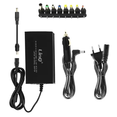 Univerzalni zidni punjač 150W s 8 nastavaka 12 do 24V IT-150W LinQ - Crni