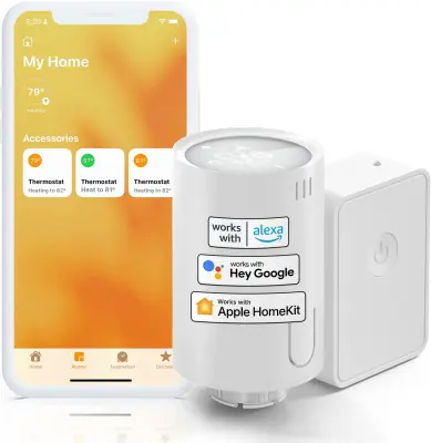 Meross MTS150HHK - Pametni WiFi termostatski glavić - (HomeKit) početnički komplet
