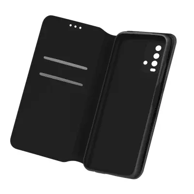 Maska Xiaomi Redmi 9T Folio torbica s funkcijom stalka crna