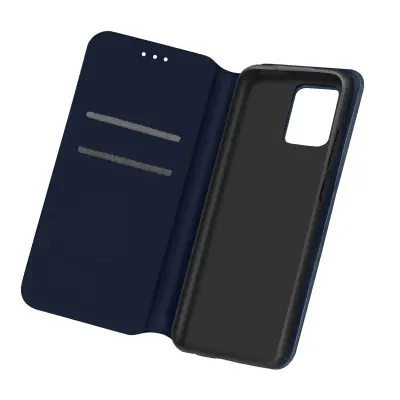 Samsung A02s Folio torbica s novčanikom i funkcijom postolja, ponoćno plava