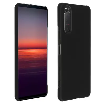 Navlaka Sony Xperia 5 2 Zaštita Kruta Otporna na Udarce i Bez Tragova - Crna