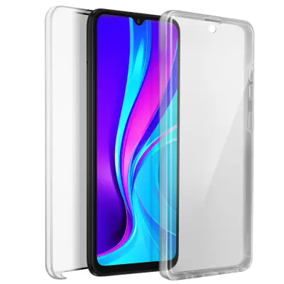 Maska za Xiaomi Redmi 9C kruta leđa + meka prednja prozirna