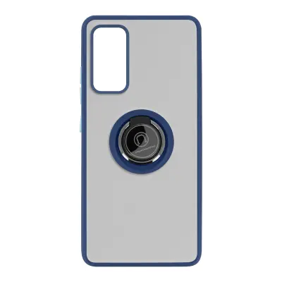 Navlaka Samsung Galaxy S20 FE s Metalnim Prstenom Funkcija Postolja plava